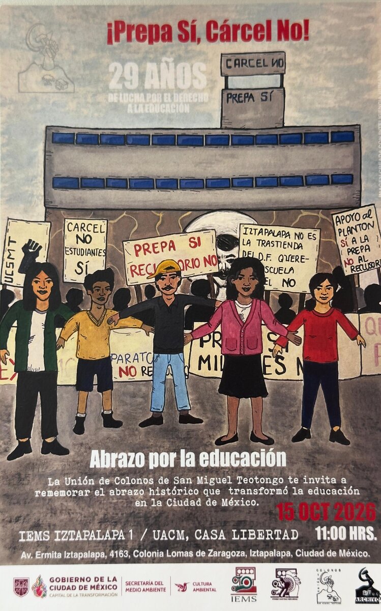 Abrazo por la educación